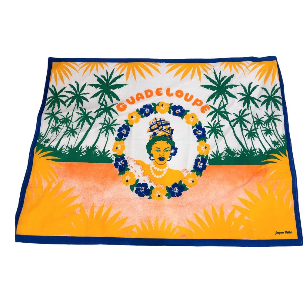 Jacques Rollet Beach Cover Up Sarong Guadeloupe